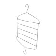 thumbnail image 3 of Stainless Steel Magic Pants Hangers Foldable Multifunctional Space Saving Slacks Hangers for Pants Clothes, 3 of 9