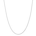 thumbnail image 1 of Chaîne de Blé Parisien en Or Blanc 14K 1.00mm 24 Pouces, 1 of 5