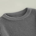 thumbnail image 3 of Chandails à Col pour Bébé Manches Longues Pulls Tricotés Amples, 3 of 6