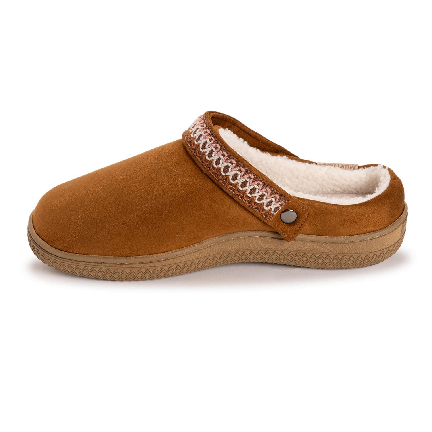 MUK LUKS Chaussons sabot convertibles pour femmes, couleur marron