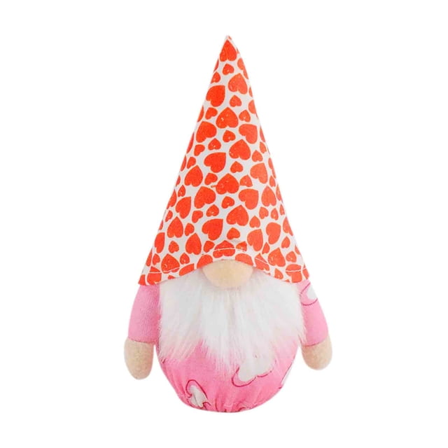 Valentines Day Rudolf Faceless Doll Gift Decoration Doll Valentines Day Fabric Dwarf Embracing Heart