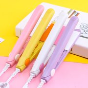 Lubelski Hair Curler Easy to Operate Quick Heating Thermostatic Mini Hair Straightener Iron Ceramic Corrugated Tools for Styling