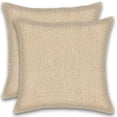 thumbnail image 1 of Herringbone Stripe Cotton Cushions Set of 2 Poly Filled With Zipper Machine Washable, 1 of 4