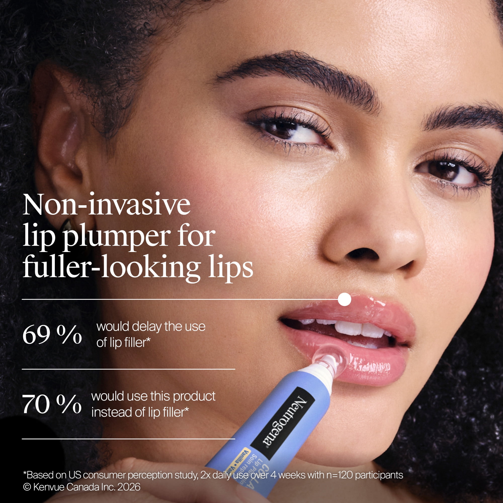 Traitement repulpant pour les lèvres Neutrogena Collagen Bank, vanille, 14 ml