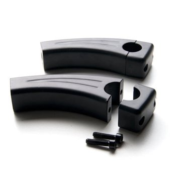 Krator 4.5" Black Motorcycle Handlebar Pullback Risers Compatible with Yamaha Raider S XV 1900 XV1900
