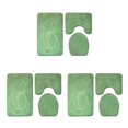 thumbnail image 2 of Baohd 3pieces Multi-functional Non-Slip Chenille Bath Rug Any Bathroom Eco-friendly PJ210611-B003 3Set, 2 of 6