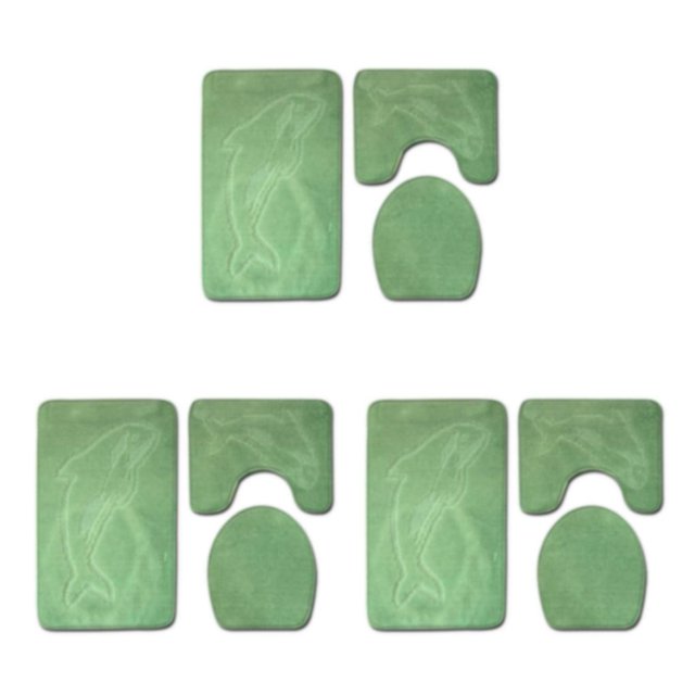 Transemion 3x Durable And Absorbent Bath Mat For Bathtub And Shower Designed To Last PJ210611-B003 3Set