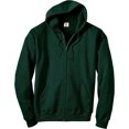 thumbnail image 4 of Hanes Mens ComfortBlend EcoSmart Full Zip Hoodie, XL, Deep Forest, 4 of 6