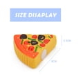 thumbnail image 2 of Childrens Kids Pizza Slices Toppings Pretend Dinner Kitchen Play Food Toy Gift, 2 of 8
