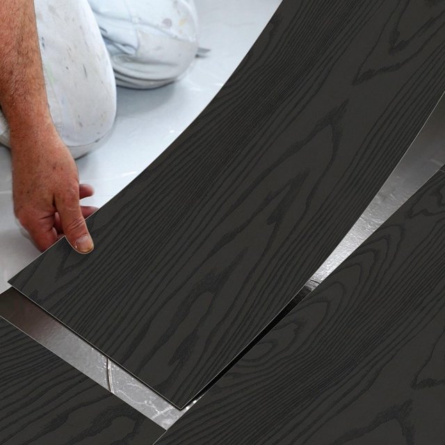 1 Roll PVC Wood Grain Floor Sticker Decal Self Adhesive Home Decor 20*300cm