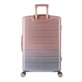 thumbnail image 3 of iFLY Spotlight 24" Expandable Hardside Spinner Checked Luggage, Rose Gold Ombre, 3 of 7
