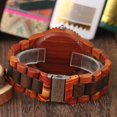 thumbnail image 4 of Wood Quartz Watch With LED Glass Copper Wire Bulb Model Transparent Shade Glass 1W, 4 of 6