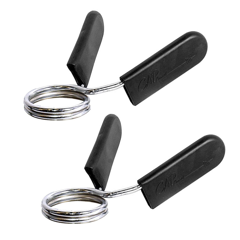2 Pcs Pinces à Ressort pour Barre de Musculation Entraînement Physique Barre de Barre de Musculation Libération Rapide Clips de Verrouillage de Poids, 25mm
