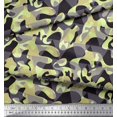 thumbnail image 3 of Soimoi Georgette Viscose Fabric Two Tone Camouflage Printed Fabric 1 Yard 42 Inch Wide, 3 of 3