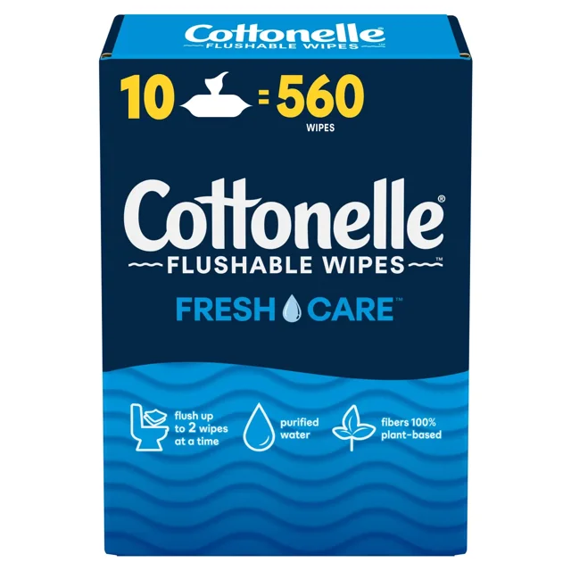 Cottonelle Lingettes Jetables, 10 x 56 Lingettes