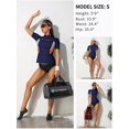 thumbnail image 4 of Chemise de Protection Solaire pour Femmes Surf Manches Courtes Rush Guard Camping Sport, 4 of 6