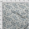 thumbnail image 3 of oneOone Polyester Spandex Light Gray Fabric Floral Sewing Craft Projects Fabric Prints By Yard 56 Inch Wide, 3 of 4