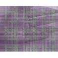 thumbnail image 4 of oneOone Georgette Viscose Fabric Check Kasuri Printed Fabric 1 Yard 42 Inch Wide, 4 of 4