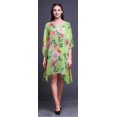 thumbnail image 2 of Bimba Kaftan de Plage Aquarelle, Paréo de Bikini, Robe Midi pour Femmes, Caftan Court - 4X-5X, 2 of 5