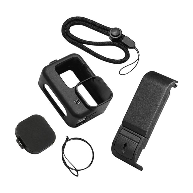 Hi,Fancy Plastic Lid Flip Battery Side Covers Len action For Go pro 10 9 Cover+Case