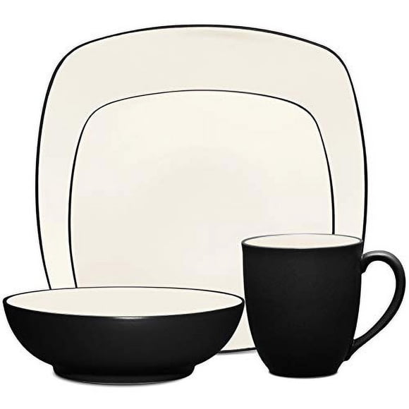 Noritake Graphite Colorwave Square 4-Piece Place Setting