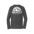 thumbnail image 2 of Gravity Outdoor Co. Chandail à Manches Longues - Gris Chiné Foncé - Logo Blanc - G, 2 of 2