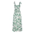 thumbnail image 4 of FcBaudy Robe Sans Manches à Encolure Carrée, Robes pour Femmes, Robes d'Été pour Femmes Robe Femme Dos Ouvert Sans Manches à Cordon Imprimée Élégante Jupe Longue pour Femme Robe Femme, 4 of 9
