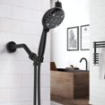 thumbnail image 2 of American Imaginations Wall Mount CUPC Approved Stainless Steel Shower Head In Black Color AI-34367, 2 of 6