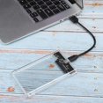 thumbnail image 1 of Qiilu USB C 3.1 Hard Drive Enclosure Type C To External 2.5in HDD Case Box UASP, 1 of 8