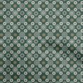 thumbnail image 1 of oneOone Cotton Cambric Dark Green Fabric Block Craft Projects Decor Fabric Printed By The Yard 56 Inch Wide, 1 of 5