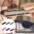 thumbnail image 3 of 10-Hole Harmonica Lightweight Printed Mouth Organ Exquisite Early Educational Musical Early Educational Instrument Musical Toys Child Accessories for Blue, 3 of 9