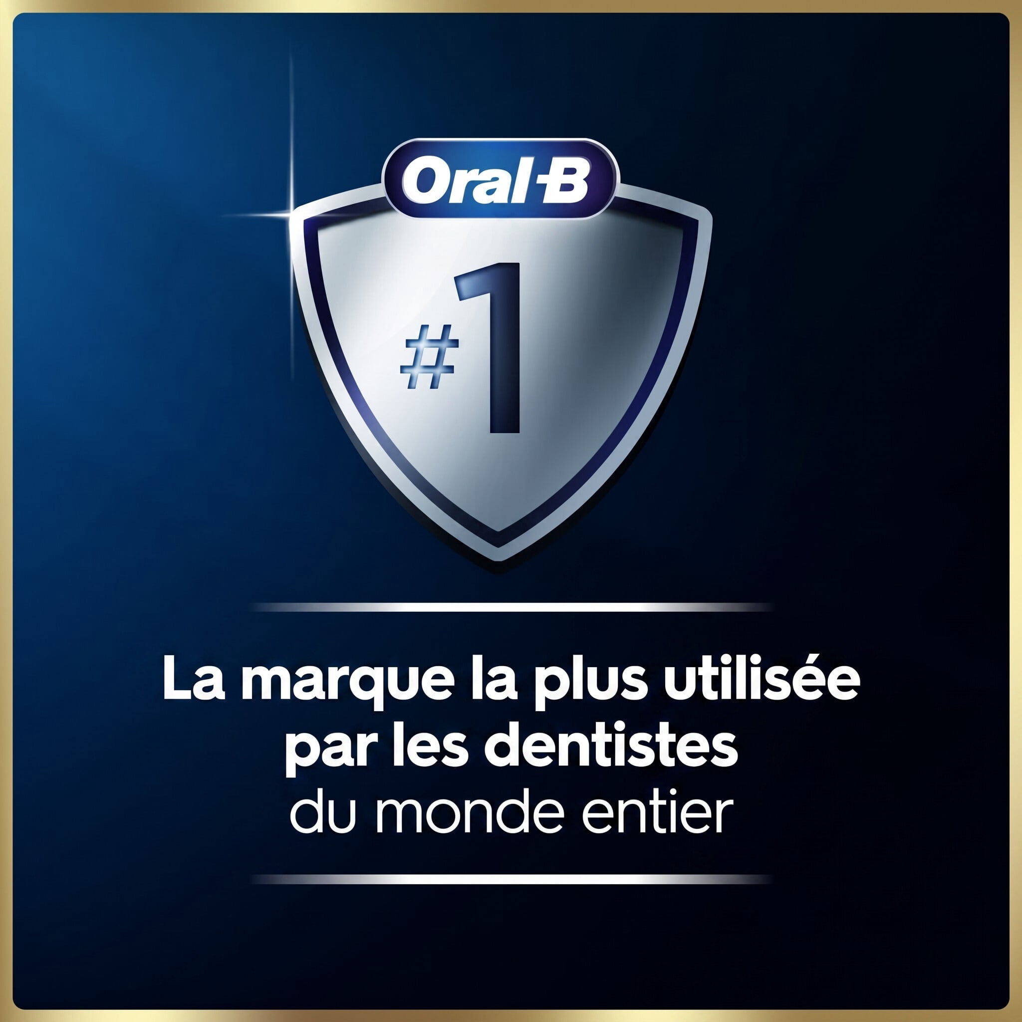 Brosse à dents électrique rechargeable Oral-B, iO9 Genius, 7 modes de nettoyage, écran interactif, étui de voyage avec chargeur intégré, détecteur de pression visible, 4 brossettes, bleu saphir