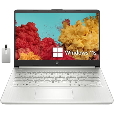 HP Premium Stream Portable 14 Pouces HD BrightView, Intel Celeron N4120, 8 Go RAM, 64 Go Stockage eMMC, UHD Graphics, Caméra Web HD, 1 An Office 365, Bluetooth, WiFi, HDMI, Win 11s, Argent, Carte USB Hotface 32 Go