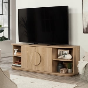 Sauder Select TV Stand for TV's up to 65", Harmony Ash Finish