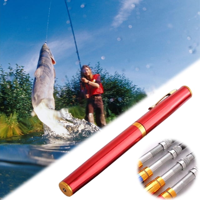 EGNMCR 2.4 M Short Pen Rod Pocket Rod Mini Ice Fishing Rod Fishing Rod Set Fishing Gear Wholesale Throwing Rod Sea Rod Student Rod Pen rod