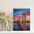 thumbnail image 2 of Qisvanset Sunset Landscape Canvas Print 12x16 Inch Home Wall Decor, 2 of 8