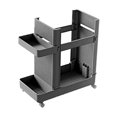 thumbnail image 3 of veasfak Yoga Mat Storage Rack Cart Home Gym Storage Rack for Kettlebells Foam Roller, 3 of 9