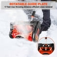 thumbnail image 4 of VOLTASK 24V 12-inch Cordless Snow Shovel Electric Snow Blower with Directional Plate, Battery & Quick Charger Included, 4 of 8