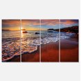 thumbnail image 2 of Design Art - Superbe Plage Océanique au Coucher du Soleil, 2 of 3