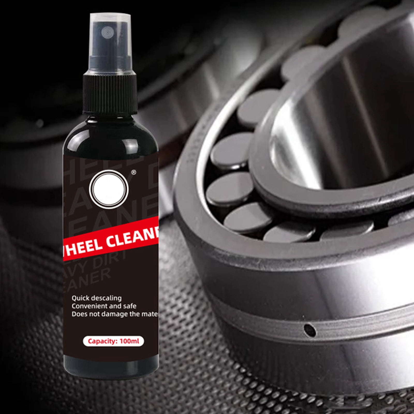 YOTQUSKI Wheel Cleaner, Wheel Hub Rust Remover, Quick Descaling, Wheel Steel Rim Cleaning Wheel Cleaner, Tire Iron Removal Rust Cleaning Spray