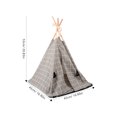 thumbnail image 2 of OULII Cat Bed Washable Grey Tent Shape Good Air Permeability for Indoor Use 1Pack, 2 of 8