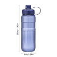 thumbnail image 3 of Sports Water Bottle - Large Capacity Plastic Water Cup for Exercise, Portable & Durable Transparent Bottle, Blue, JKODE, 3 of 8