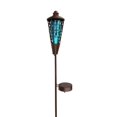 thumbnail image 3 of Gerson 38.5" Blue and Brown LED Pre-Lit Flame Torch with Garden Stake, 3 of 3
