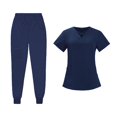 thumbnail image 2 of Nursing Keeper Set for Women, Work Suits, Soft Long Pants, Nurse Uniform, Scrub XL, 2 of 6