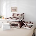 thumbnail image 5 of YST Western Cowhide Comforter Set, 7-Piece, Brown Fur Hair Bedding, King, 5 of 5