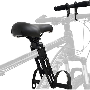 Kids Bike Seat,Front Mounted Child Bicycle Seats with Foot Pedals,Handlebar for Children 2~5 Years, Compatible with All Adult Mountain Bikes