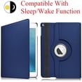 thumbnail image 4 of iPad Mini 5 Case (2019) - 360 Degree Rotating Stand [Auto Sleep/Wake] Folio Leather Smart Cover Case for Apple iPad Mini 2019 (Silver), 4 of 7