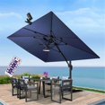 thumbnail image 4 of Solar Garden Lights, Solar Umbrella Light Outdoor Timing Remote Control Solar Garden Umbrella Light Led Umbrella Garden Light for Beach Tent Camping Garden Party Outdoor, Garden Lamps, 4 of 7