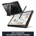 thumbnail image 4 of Poetic Revolution [360 Degree Protection] [Kick-Stand] Full-Body Rugged Heavy Duty Case with [Built-in-Screen Protector] for Samsung Galaxy Tab S4 10.5 Inch Black, 4 of 7