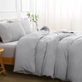 thumbnail image 2 of Duvet Cover Queen -Piece Prewashed Ultra Soft Queen Bedding Set - Features Zipper Closure and Corner Ties Includes Duvet Cover x Pillowcases No Comforter, 2 of 7